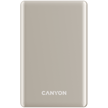 CANYON power bank OnPower 505 slim Magnetic 5000 mAh PD20W Beige