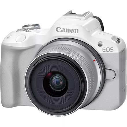 Canon EOS R50 WH + RF-S 18-45mm F4.5-6.3 IS STM (SIP) 5812C013