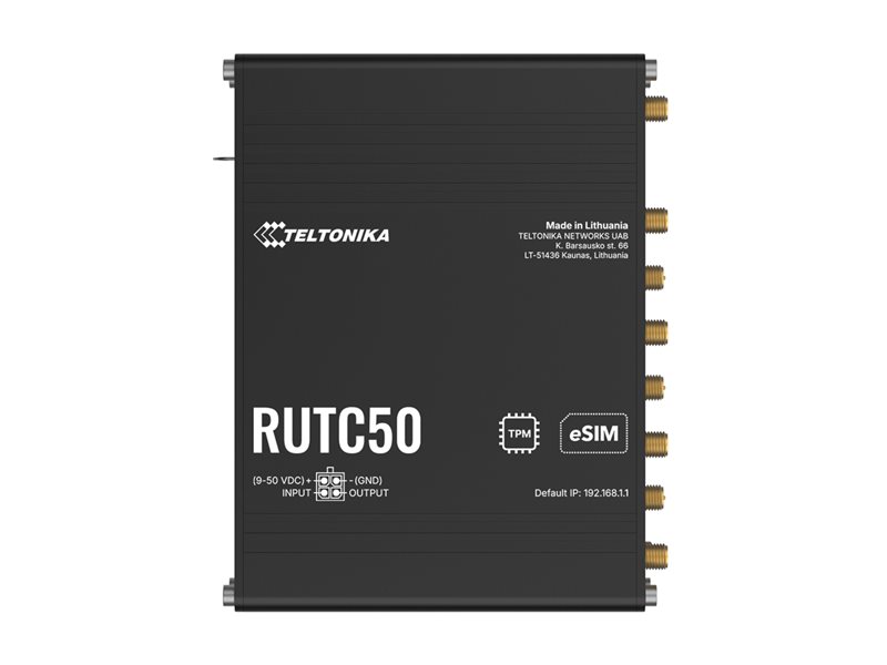 TELTONIKA NETWORKS RUTC50 V2 eSIM Router — pilt 4
