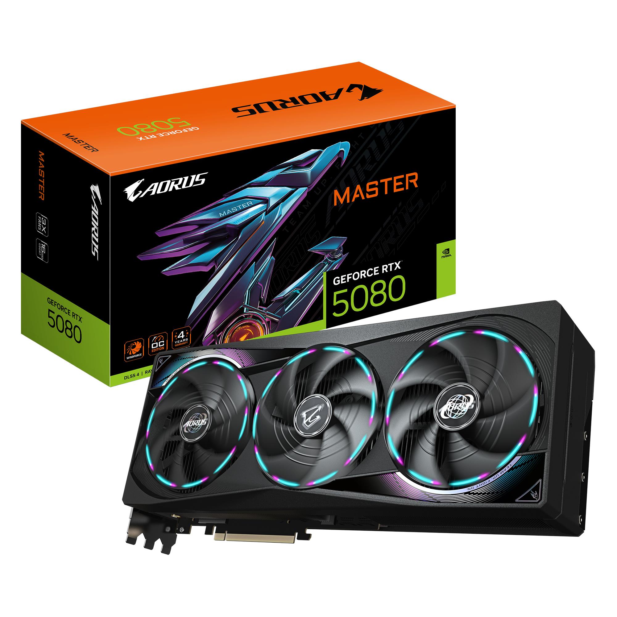 GIGABYTE Graphics Card GV-N5080AORUS M-16GD 1.0