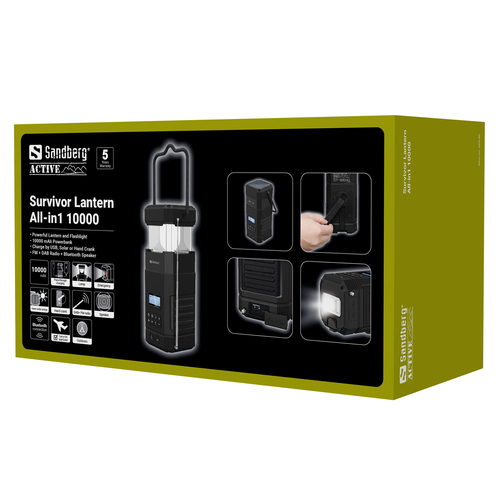 SANDBERG Survivor Lantern All-in1 10000 — pilt 12