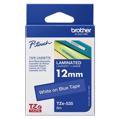BROTHER TZE535 tape cassette 12mm 8m — pilt 4