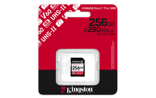 KINGSTON 256GB Canvas React Plus SDXC — pilt 3