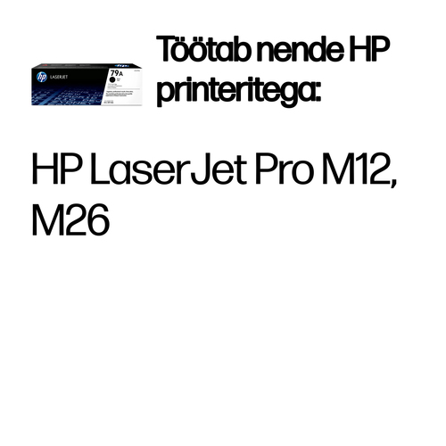 HP 79A LaserJet Toner Cartridge Black — pilt 2