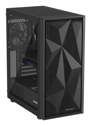 NATEC Genesis PC Case Diaxid 605F black — pilt 10