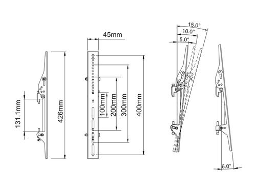 MB Pro Series Tilt Arms 400mm — pilt 3
