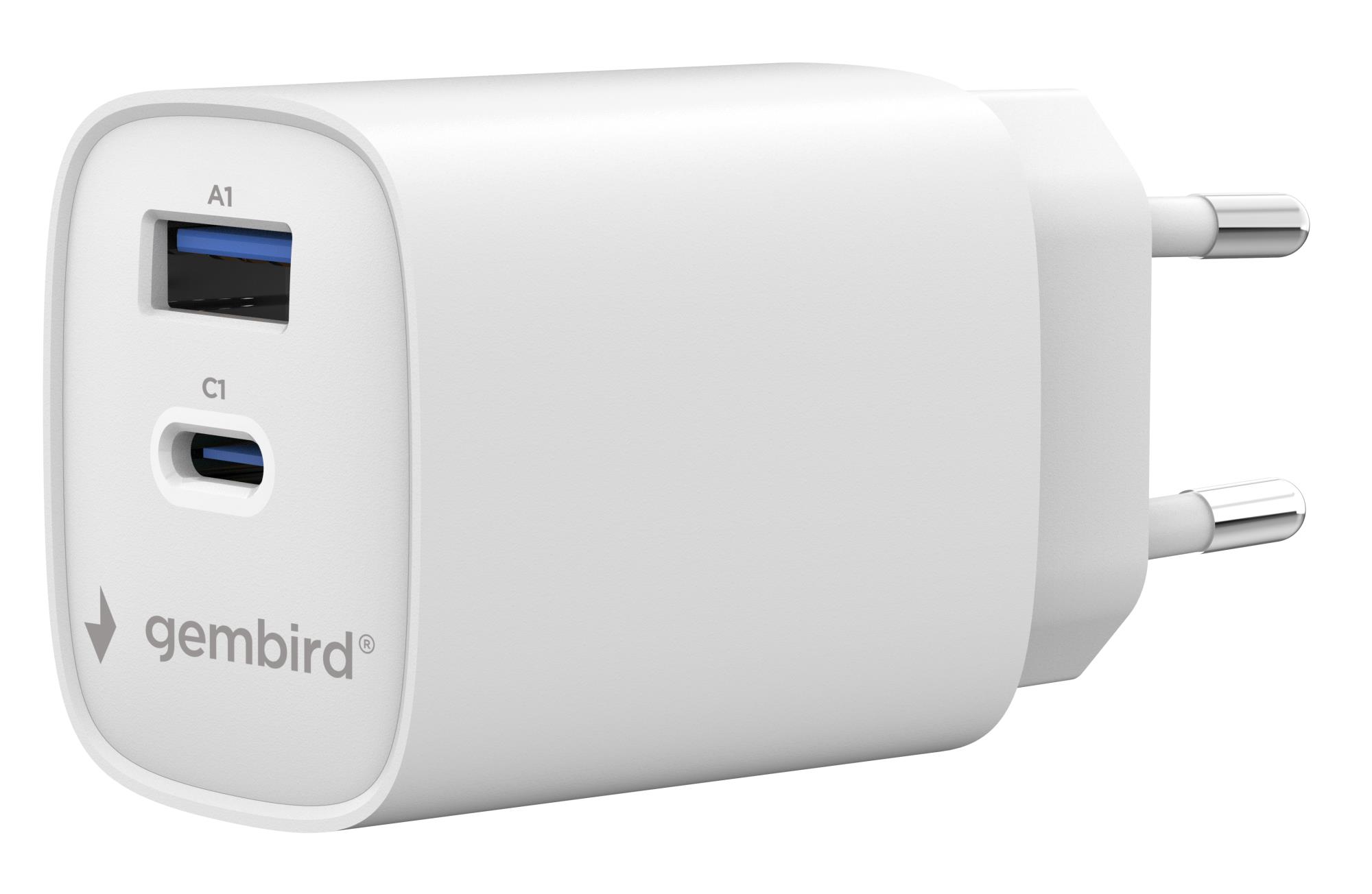 GEMBIRD 2-port 45 W USB fast charger