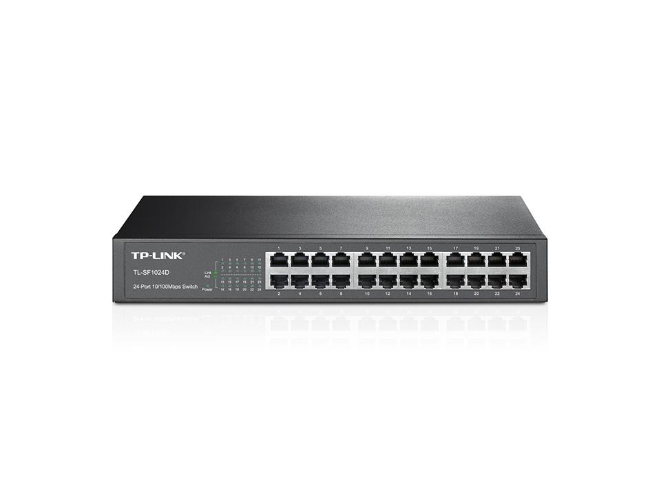 TP-LINK 24-port 10/100Mbps Desktop/Rackmount Network Switch TL-SF1024D