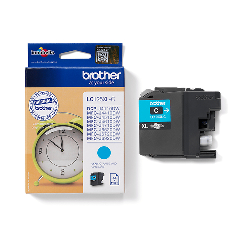 BROTHER LC125XLC cyan ink — pilt 2
