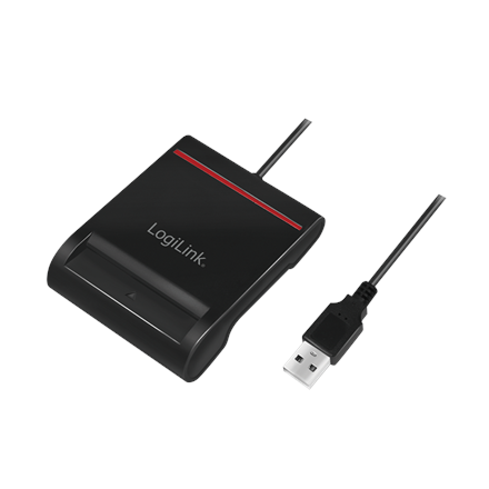 Logilink USB 2.0 card reader, for smart ID CR0047